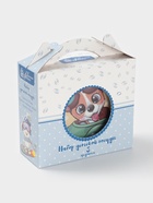 Набор детской посуды Дулевский фарфор «Веселый гонщик», 3 предмета: тарелка 175 мл, миска 360 мл, кружка 210 мл, белый - Фото 5