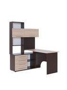 Стол компьютерный «КСТ14.1», левый, 1350×1235×1828 мм, венге/беленый дуб - Фото 4