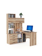 Стол компьютерный «КСТ14.1», левый, 1350×1235×1828 мм, дуб делано - Фото 1