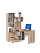 Стол компьютерный «КСТ14.1», левый, 1350×1235×1828 мм, дуб делано - Фото 2