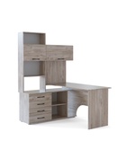 Стол компьютерный «КСТ14.1», левый, 1350×1235×1828 мм, дуб юкон - Фото 4