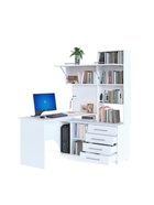 Стол компьютерный «КСТ14.1», правый, 1350×1235×1828 мм, белый - Фото 2