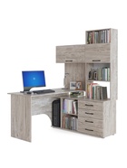 Стол компьютерный «КСТ14.1», правый, 1350×1235×1828 мм, дуб юкон - Фото 1