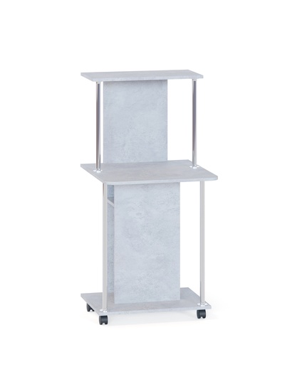 Стол компьютерный с полкой «КСТ-12», 600×600×1255 мм, бетон