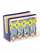 Салфетница узбекская Шафран «Риштанская керамика», 11.5×5.5×9 см, разноцветная - Фото 1