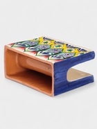 Салфетница узбекская Шафран «Риштанская керамика», 11.5×5.5×9 см, разноцветная - Фото 4