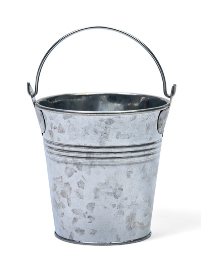 Набор кашпо «Ведерко Альма», 200 мл, металл, 5 штук