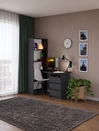 Стол письменный «Клик Мебель. Зара», со стеллажом, 750×1310×610 мм, цвет графит серый - Фото 2