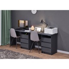 Стол письменный тандем «Зара», 750×2182×610 м, цвет серый графит - Фото 2