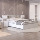 Спальный гарнитур «Клик Мебель. Бася», комплект 7 предметов, цвет серый графит - Фото 2