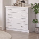 Спальный гарнитур «Клик Мебель. Бася», комплект 7 предметов, цвет серый графит - Фото 4