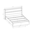 Спальный гарнитур «Аура», комплект 7 предметов, цвет серый графит - Фото 4