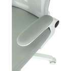 Кресло офисное MC-W101-H, 640×430×1120(1245) мм, светло-серый TW-02, TW-20 сетка/ткань пластик белый 10877353 - фото 319831146