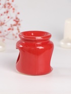 Набор: аромалампа для эфирных масел, мелтсы из воска ароматические «Сердце», красная, 7.5×7.5×8 см - Фото 3