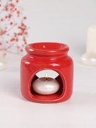 Набор: аромалампа для эфирных масел, мелтсы из воска ароматические «Сердце», красная, 7.5×7.5×8 см - Фото 6