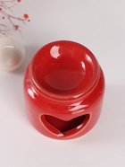 Набор: аромалампа для эфирных масел, мелтсы из воска ароматические «Сердце», красная, 7.5×7.5×8 см - Фото 7