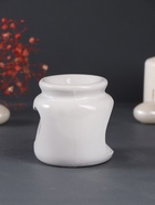 Набор: аромалампа для эфирных масел, мелтсы из воска ароматические «Сердце», белая, 7.5×7.5×8 см - Фото 3