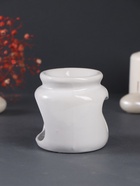 Набор: аромалампа для эфирных масел, мелтсы из воска ароматические «Сердце», белая, 7.5×7.5×8 см - Фото 4