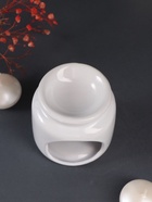 Набор: аромалампа для эфирных масел, мелтсы из воска ароматические «Сердце», белая, 7.5×7.5×8 см - Фото 6