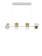 Светильник «Авион» LED 40 Вт 4000К бело-золотой 90×11×12-212 см - фото 41383102