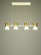 Светильник «Авион» LED 40 Вт 4000К бело-золотой 90×11×12-212 см - фото 41383104