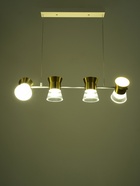 Светильник «Авион» LED 40 Вт 4000К бело-золотой 90×11×12-212 см - фото 41383107