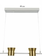 Светильник «Авион» LED 40 Вт 4000К бело-золотой 90×11×12-212 см - фото 41383109