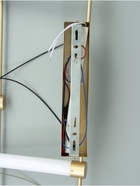 Светильник «Крайс» LED 50 Вт 3000К золото 93×24×33-233 см - фото 5020727