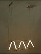 Светильник «Крайс» LED 50 Вт 3000К золото 93×24×33-233 см - фото 5020719