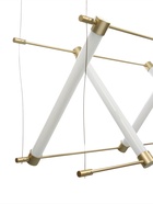 Светильник «Крайс» LED 50 Вт 3000К золото 93×24×33-233 см - фото 5020721