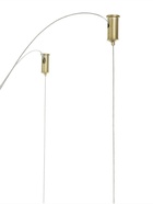 Светильник «Крайс» LED 50 Вт 3000К золото 93×24×33-233 см - фото 5020725