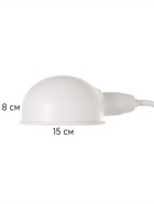 Бра "Овидо" Е27 40Вт белый 15х35х50 см - фото 41383128