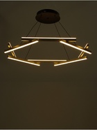 Люстра «Грассо» LED 60 Вт 3000К золото 80×80×6-206 см - фото 5020730