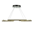 Люстра «Грассо» LED 60 Вт 3000К золото 80×80×6-206 см - фото 5020731