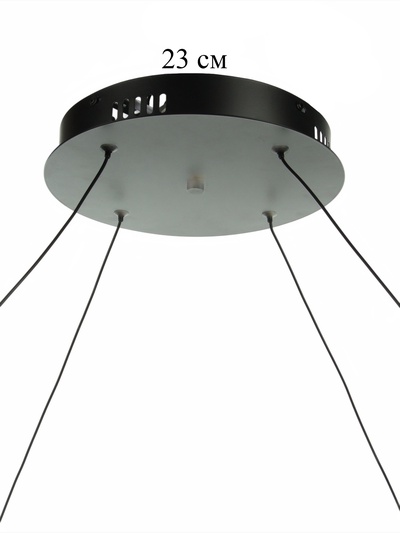 Люстра «Грассо» LED 60 Вт 3000К золото 80×80×6-206 см