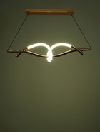 Светильник «Шанти» LED 18 Вт 3000К латунь 74×15×18-218 см - фото 41383150