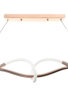 Светильник «Шанти» LED 18 Вт 3000К латунь 74×15×18-218 см - фото 41383151