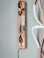 Светильник «Шанти» LED 18 Вт 3000К латунь 74×15×18-218 см - фото 41383154