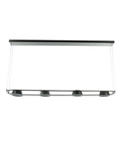 Люстра «Лонди» LED 30 Вт 4000К черный 138×20×5.5-205 см - фото 41383194