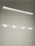 Люстра «Лонди» LED 30 Вт 4000К белый 138×20×5.5-205 см - фото 41383202