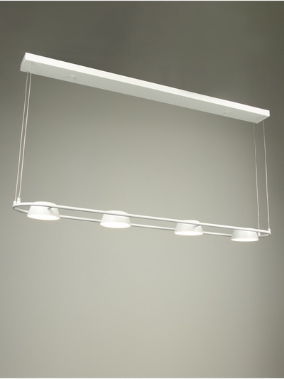 Люстра «Лонди» LED 30 Вт 4000К белый 138×20×5.5-205 см
