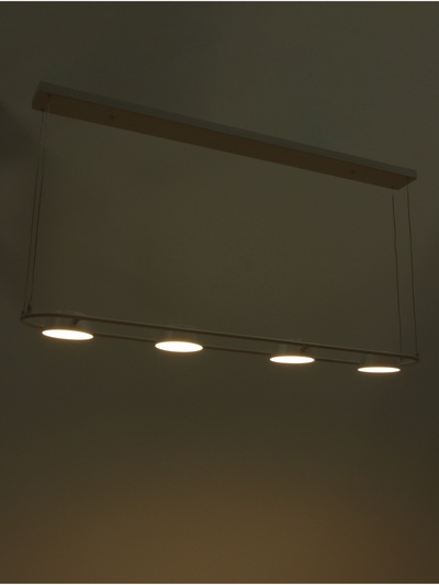 Люстра «Лонди» LED 30 Вт 4000К белый 138×20×5.5-205 см