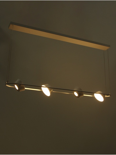 Люстра «Лонди» LED 30 Вт 4000К белый 138×20×5.5-205 см