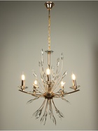 Люстра «Барселона» 5хЕ14 40 Вт золото 57×57×100 см - фото 41383213