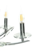 Люстра «Барселона» 5хЕ14 40 Вт хром 57×57×100 см - фото 41383225