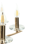 Люстра «Барселона» 8хЕ14 40 Вт золото 78×78×100 см - фото 5020824