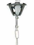 Люстра «Барселона» 8хЕ14 40 Вт хром 78×78×100 см - фото 41383253