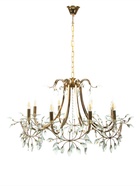 Люстра «Севилья» 8хЕ14 40 Вт золото 86×86×118 см - фото 41383258