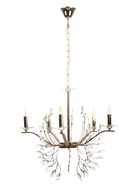 Люстра «Валенсия» 5хЕ14 40 Вт золото 60×60×100 см - фото 41383287