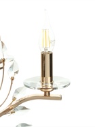 Люстра «Валенсия» 5хЕ14 40 Вт золото 60×60×100 см - фото 41383288